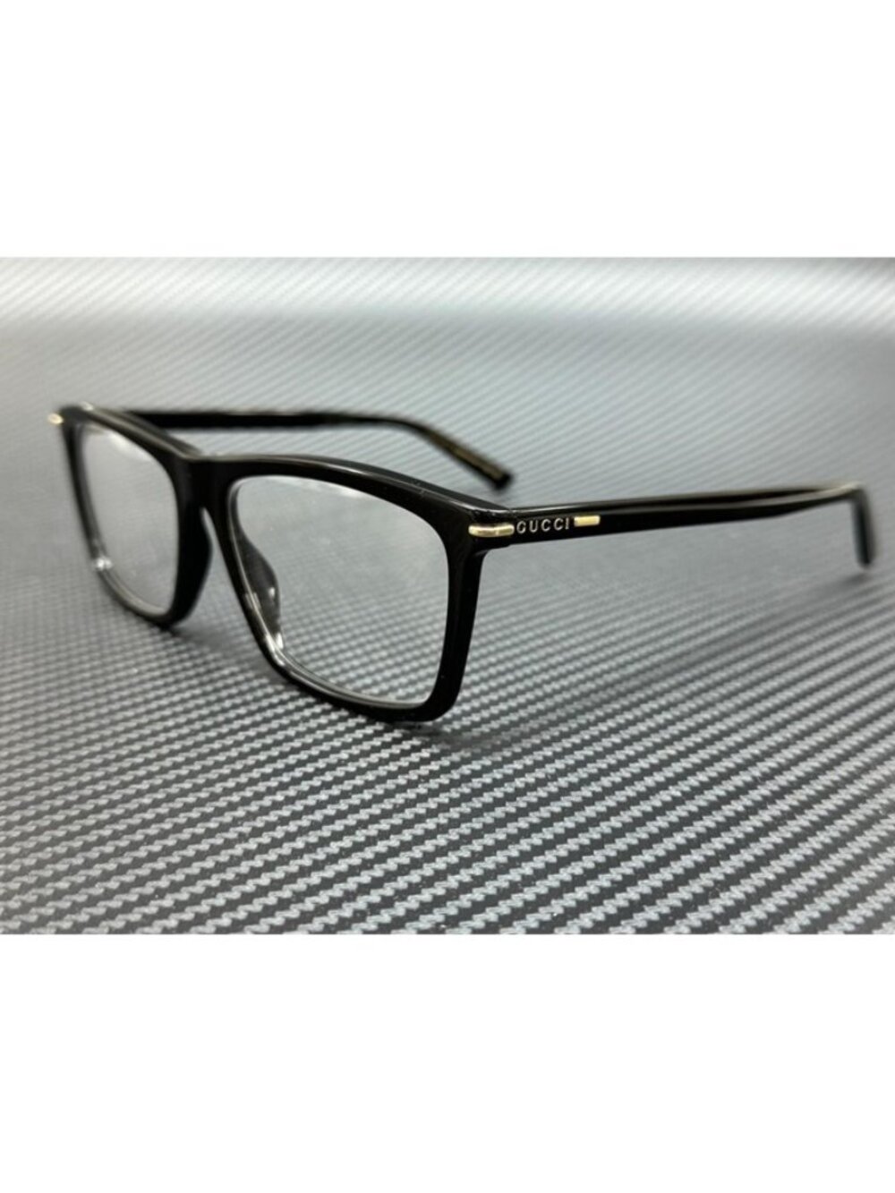 New Gucci Men Black Eyeglasses 56-17-145